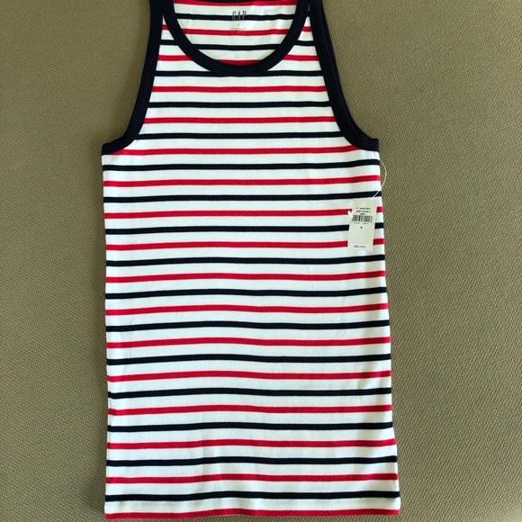 GAP Tops - Red, white and blue striped tank. NWT GAP Tops - Red, white and blue striped tank. NWT